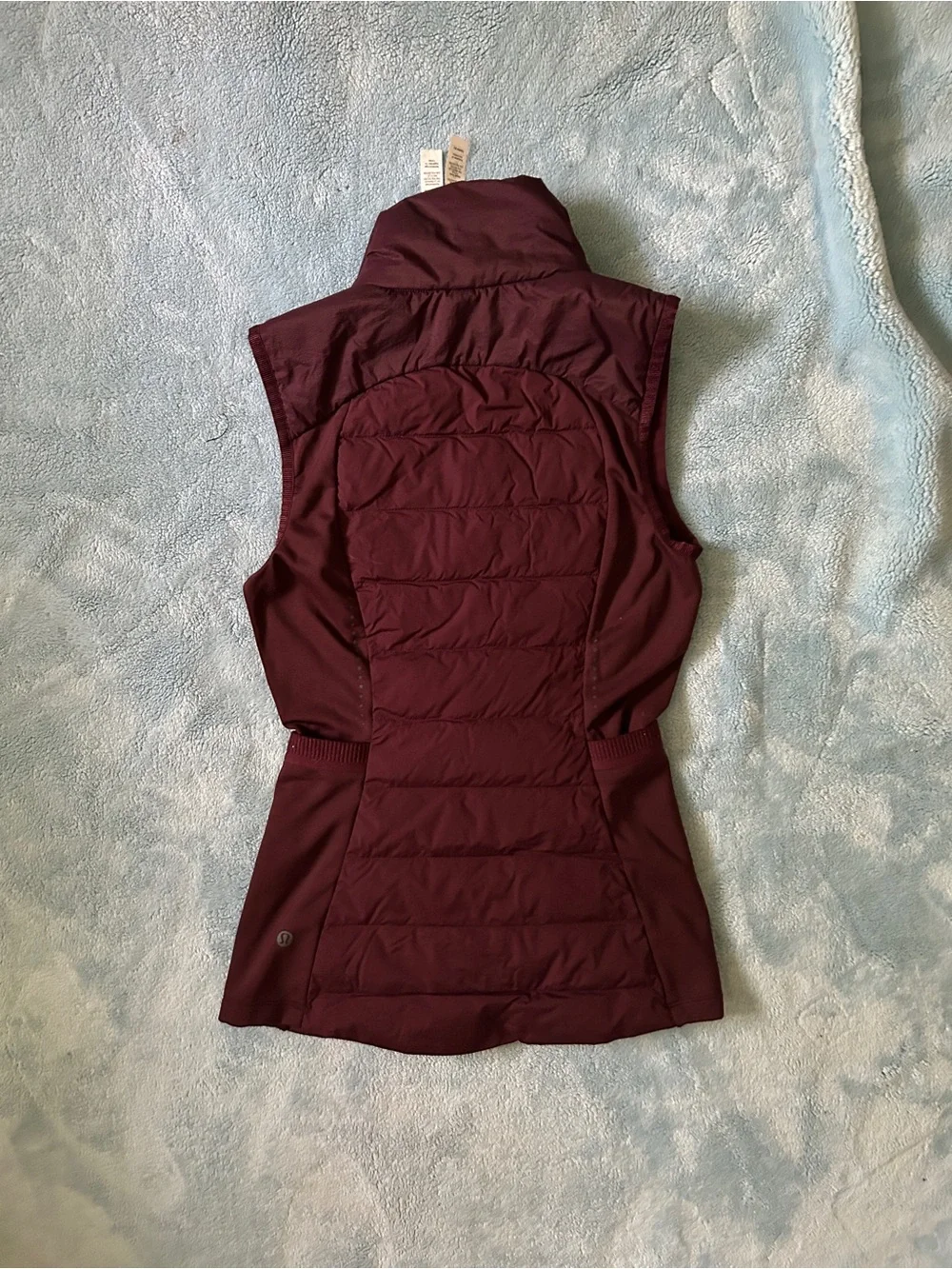 Lululemon wine burgundy zip up athletica vest